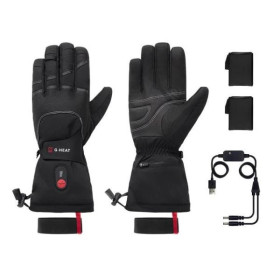Gants de Ski Chauffants en Cuir G-Heat Evo-3 SG05 Noir