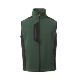 Gilet Softshell sans Manches Payper Cork Vert Forêt/Noir