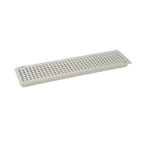 Grille Caniveau Piscine A15 Connecto Nicoll Blanche 100 mm x 0,50 m