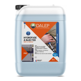 Hydrofuge à Injecter Intérieur Extérieur Prêt à l'emploi Dalep 20L 