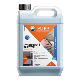 Hydrofuge à Injecter Intérieur Extérieur Prêt à l'emploi Dalep 5L 