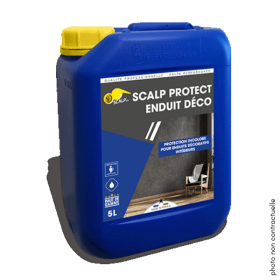 Hydrofuge pour Enduits intérieurs ScalpProtec Enduit Déco, Bidon de 1L