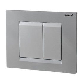 Plaque de Commande WC Wirquin Essentiel Chrome 55720349