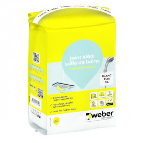 Joint Carrelage Déco Salle de bain Weberjoint Design 5kg