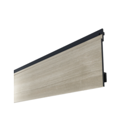 Lame de Bardage PVC MEP Isocel Premium+ 166 mm Chêne Blanchi, 4 m