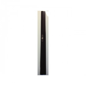 Lame Finale Serrure Intérieure pour Volet Roulant PVC 250x100 cm Blanc