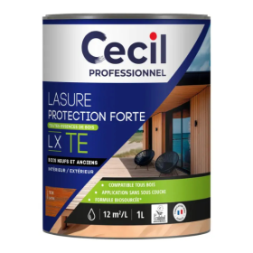 Lasure Protection Forte Tous Bois Cecil LX TE Teck
