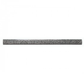 Frise Carrelage Paillette Anthracite Verre Alu LI27, Listel 1 x 60 x 1 cm