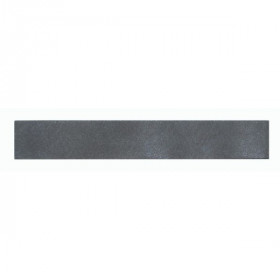 Frise Carrelage Noire Verre Alu LI30, Listel 2,3 x 60 x 0,8 cm