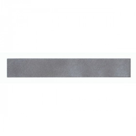 Frise Carrelage Grise Verre Alu LI35, Listel 2,3 x 60 x 0,8 cm
