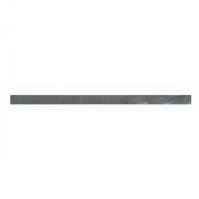 Frise Carrelage Noire Verre Alu LI42, Listel 0,8 x 60 x 0,8 cm