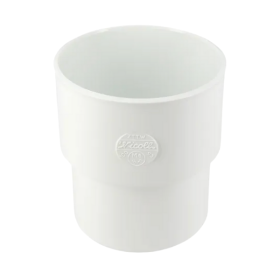 Manchon PVC NF pour WC Mâle Nicoll ZTTW Blanc, ⌀100mm