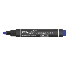 Marqueur Permanent Pica Classic 520/41 Bleu, Lot de 10