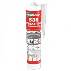 Mastic Joint & Colle 536 Col Extrême Transparent ParexLanko, 290 ml
