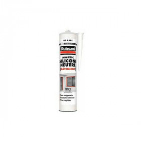 Mastic Silicone Translucide pour Bâti Rubson, 280ml