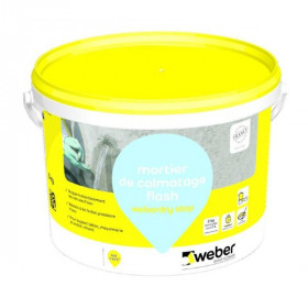 Mortier de colmatage ultra rapide WeberDry Stop 5 kg