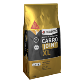 Mortier de Jointoiement Cegecol Carrojoint XL Gris Pierre, Sac de 25kg