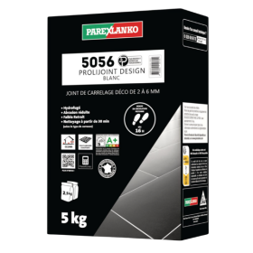 Mortier Joint Carrelage Parexlanko 5056 Prolijoint Design Blanc, 5kg