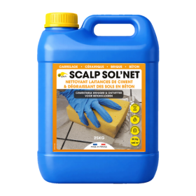 Nettoyant Laitance de Ciment Concentré Scalp Sol'Net, Bidon de 25kg