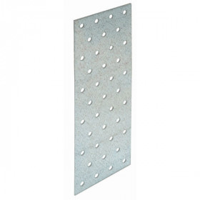 Plaque Perforée Charpente 60 x 160 x 1,5 mm en Acier Galva Simpson