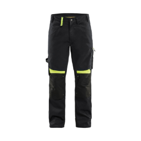 Pantalon de Travail Blaklader 15561860 Noir/Jaune Fluo