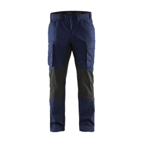 Pantalon de Travail Blaklader Polycoton Stretch 1459 Marine/Noir