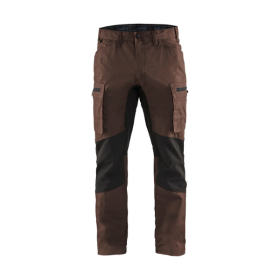 Pantalon de Travail Blaklader Polycoton Stretch 1459 Marron/Noir