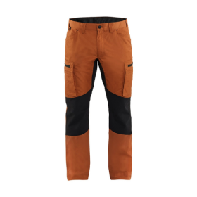 Pantalon de Travail Blaklader Polycoton Stretch 1459 Rouille/Noir