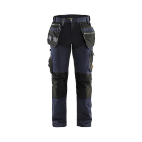 Pantalon de Travail Blaklader Stretch 15991860 Marine foncé/Noir