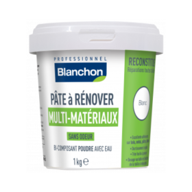 Pâte à Rénover Multi-Matériaux Blanchon Blanc, 1kg