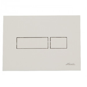 Plaque de Commande Happy Support Nicoll Rec Blanc