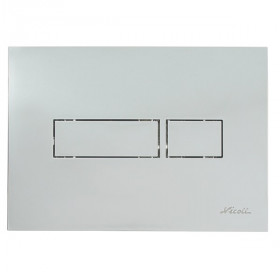 Plaque de Commande Happy Support Nicoll Rec Chromé Brillant