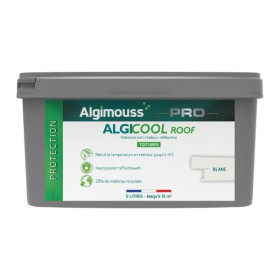 Peinture Anti-chaleur pour Toiture Algicool Roof Blanc 9010 Seau de 5L