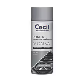 Peinture de Galvanisation à Froid Cecil PA GALVA Zinc Brillant 400ml