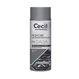 Peinture de Galvanisation à Froid Cecil PA GALVA Zinc Mat 400ml