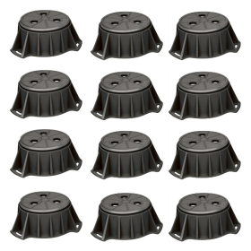 Pied réglable 7 à 11 cm pour Receveur de douche Kinedo, Kit de 12