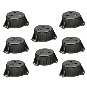 Pied réglable 7 à 11 cm pour Receveur de douche Kinedo, Kit de 8