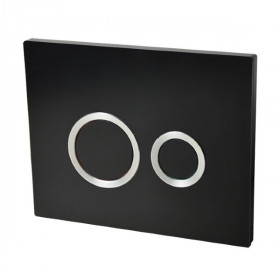 Plaque de Commande WC Wirquin Hoop Noir 55721306