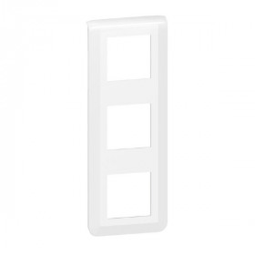 Plaque de Finition Verticale Legrand Mosaic 3x2 Modules Blanc 078823L