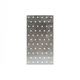 Plaque Perforée Charpente 80 x 180 x 1,5 mm en Acier Galva Simpson