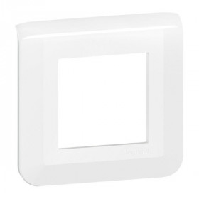 Plaque de Finition 2 Modules Legrand Mosaic Blanche 078802L
