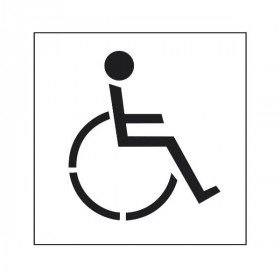 Pochoir symbole Handicapé 90x80cm