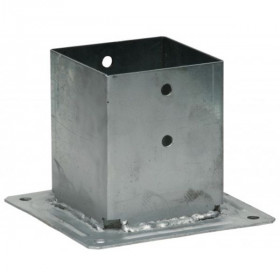 Pied de Poteau à Boulonner 142 x 142 mm Galva Simpson PPJBT140