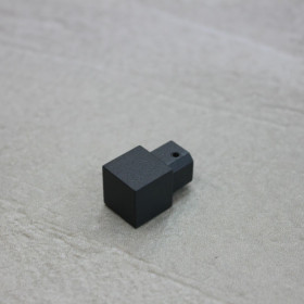 Embout pour Profilé de Finition Carrelage 12 mm Gris Sablé