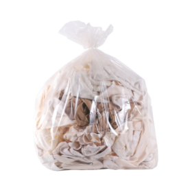 Sac poubelle Transparent PEBD 40µ 100 L, Rouleau de 25