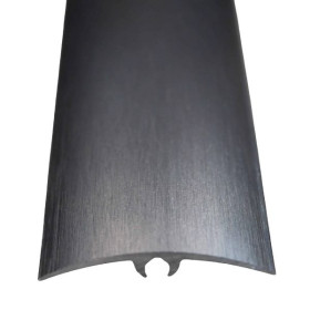Seuil de Porte Réglable en Aluminium Brossé 30 mm x 2 m