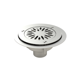 Siphon Inox Limatec ⌀145 mm à sortie verticale 40 mm Sol souple