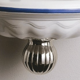 Siphon Sphere pour Lave-mains / Fontaine Herbeau Ø32mm Nickel Brillant