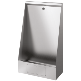 Stalle d'urinoir Inox à poser Delabie LP satiné 130300, 600 mm