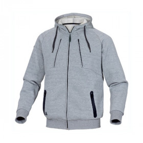 Sweat Shirt Zippé DeltaPlus ANZIO Gris